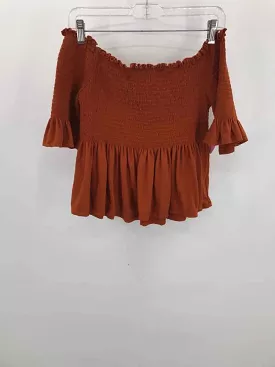 Pre-Owned Liberty Love Orange Size Medium Blouse