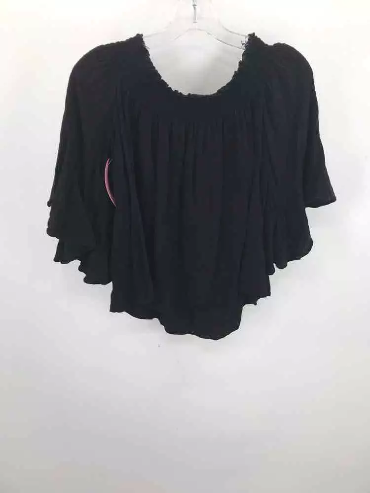 Pre-Owned Lovestitch Black Size Medium Blouse