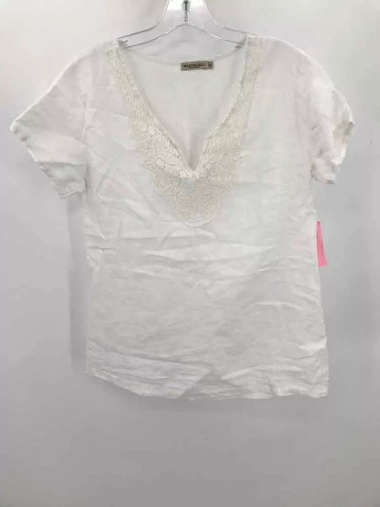 Pre-Owned Marina Gigli Ivory Size Medium Blouse