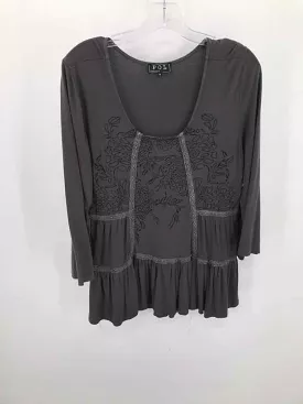 Pre-Owned POL Grey Size Medium Blouse