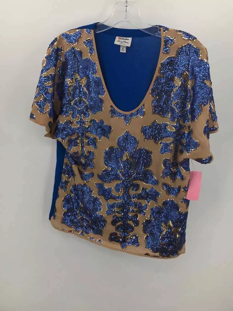 Pre-Owned Tracy Reese Target Blue Size Medium Blouse