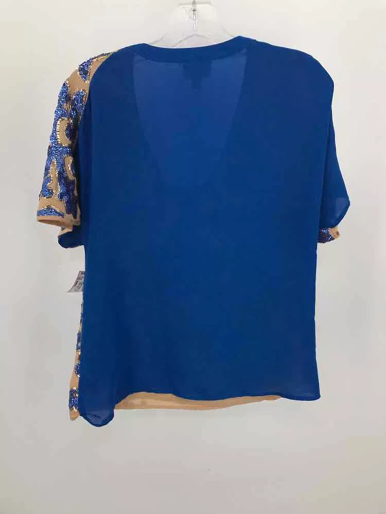 Pre-Owned Tracy Reese Target Blue Size Medium Blouse