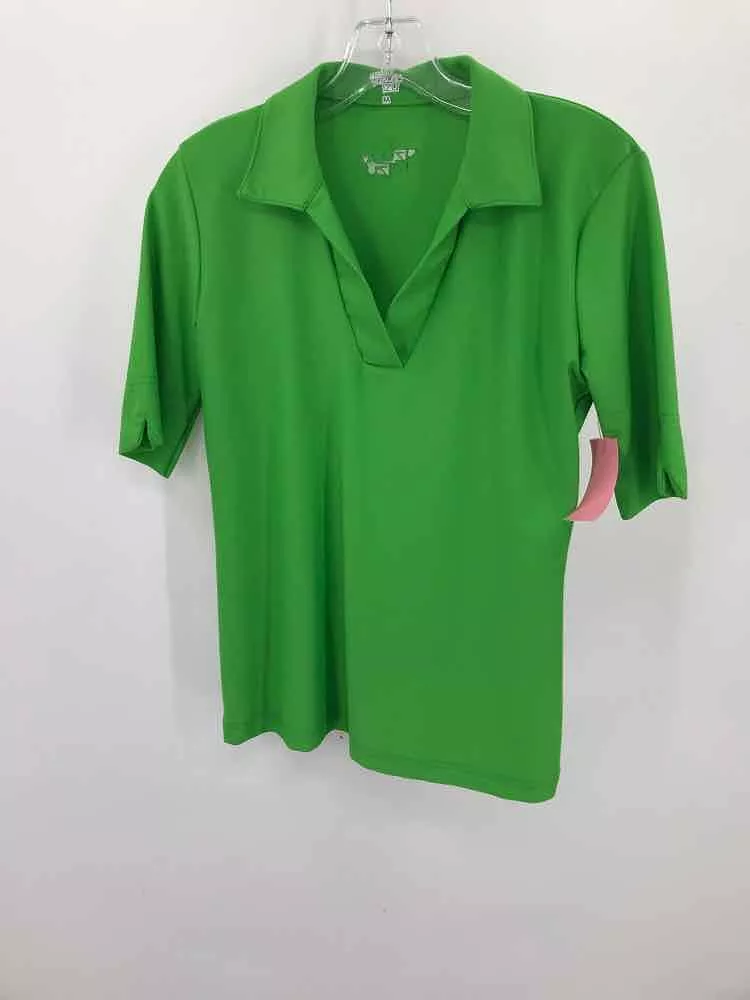 Pre-Owned Tzu Tzu Green Size Medium Blouse