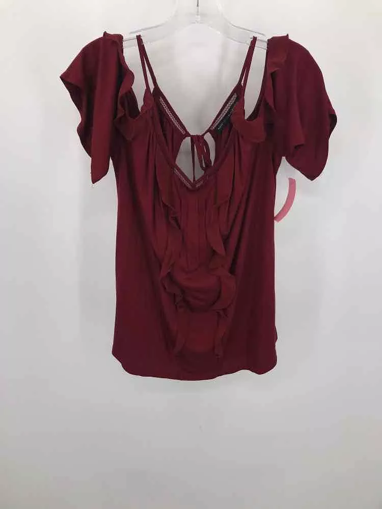 Pre-Owned WHBM Red Size Medium Blouse