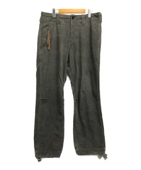 [Pre-owned] Y's Zip design straight pants Drawcord processing Jogger MR-P10-051