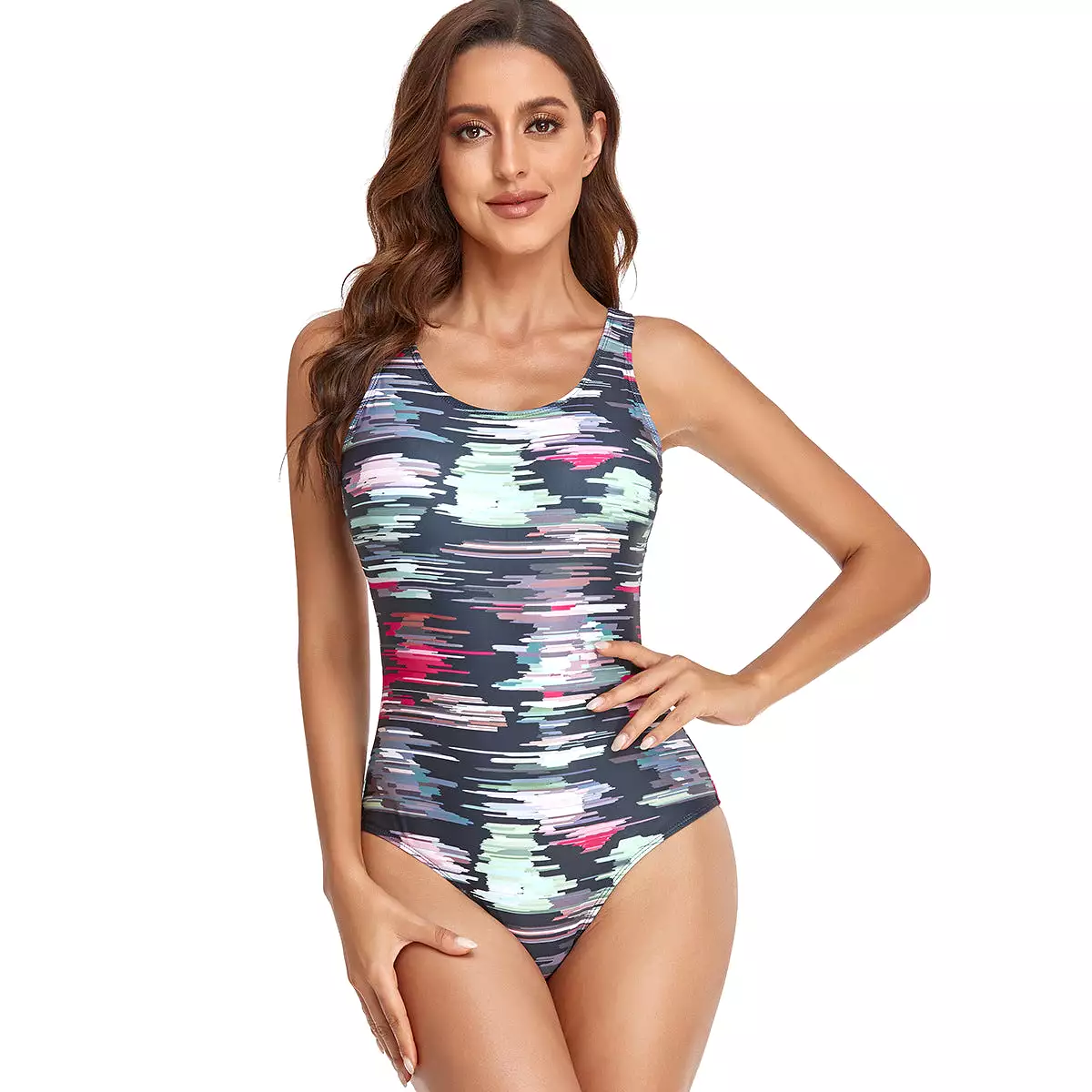 Printed Sexy Multi-Color One-piece Women's Swimsuit