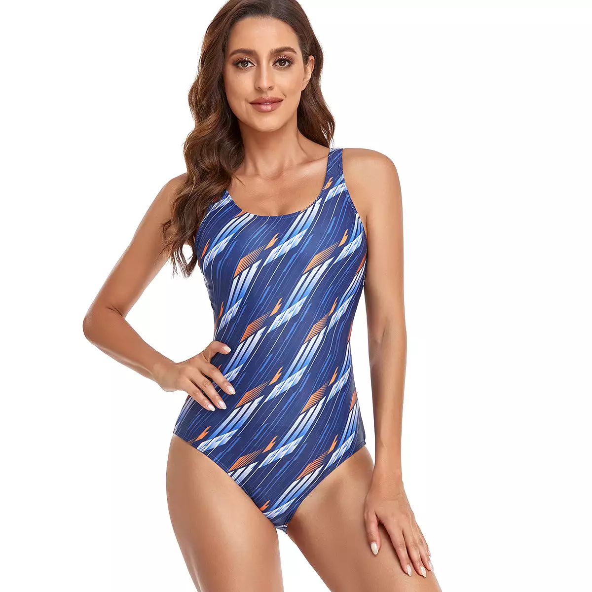 Printed Sexy Multi-Color One-piece Women's Swimsuit