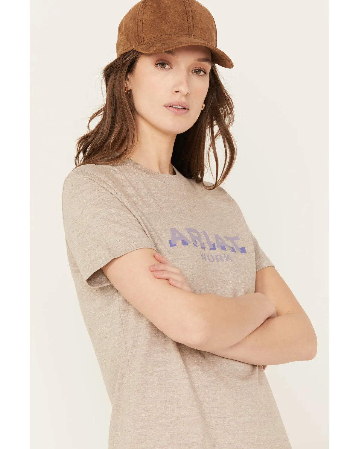 Product Name:  Ariat Women's Rebar Cotton Strong Logo Short Sleeve Work Tee