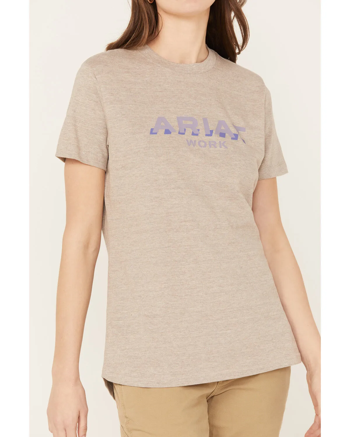 Product Name:  Ariat Women's Rebar Cotton Strong Logo Short Sleeve Work Tee