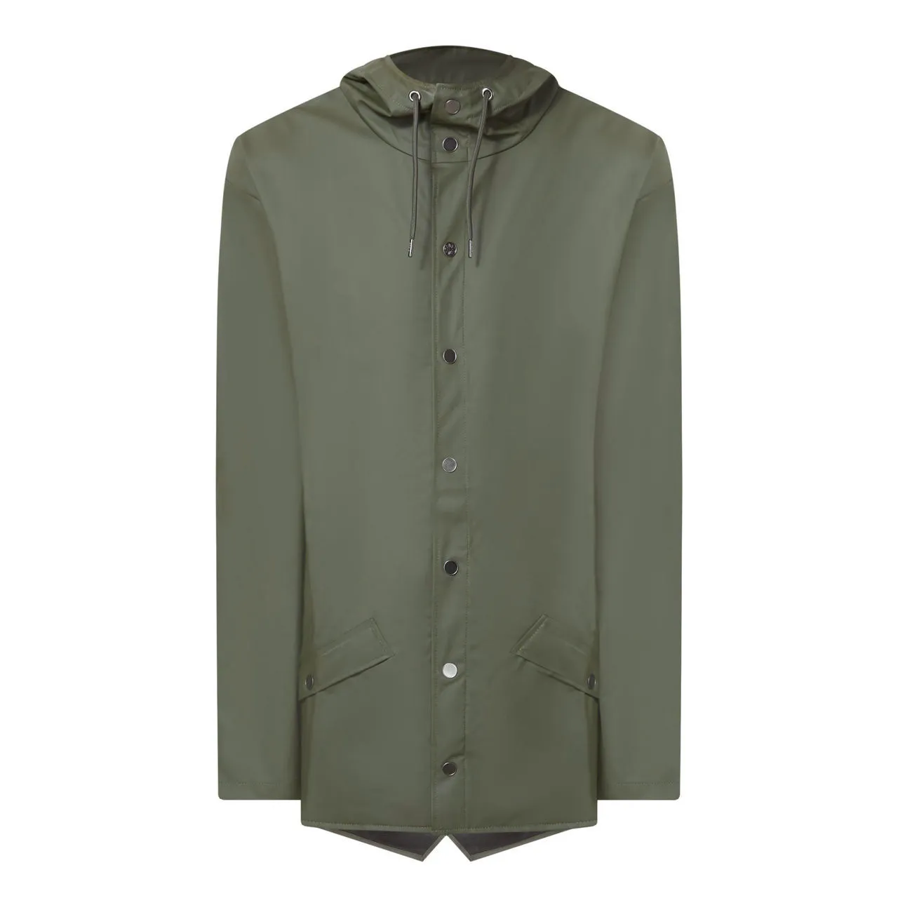 RAINS Mid Length Jacket Unisex - Green