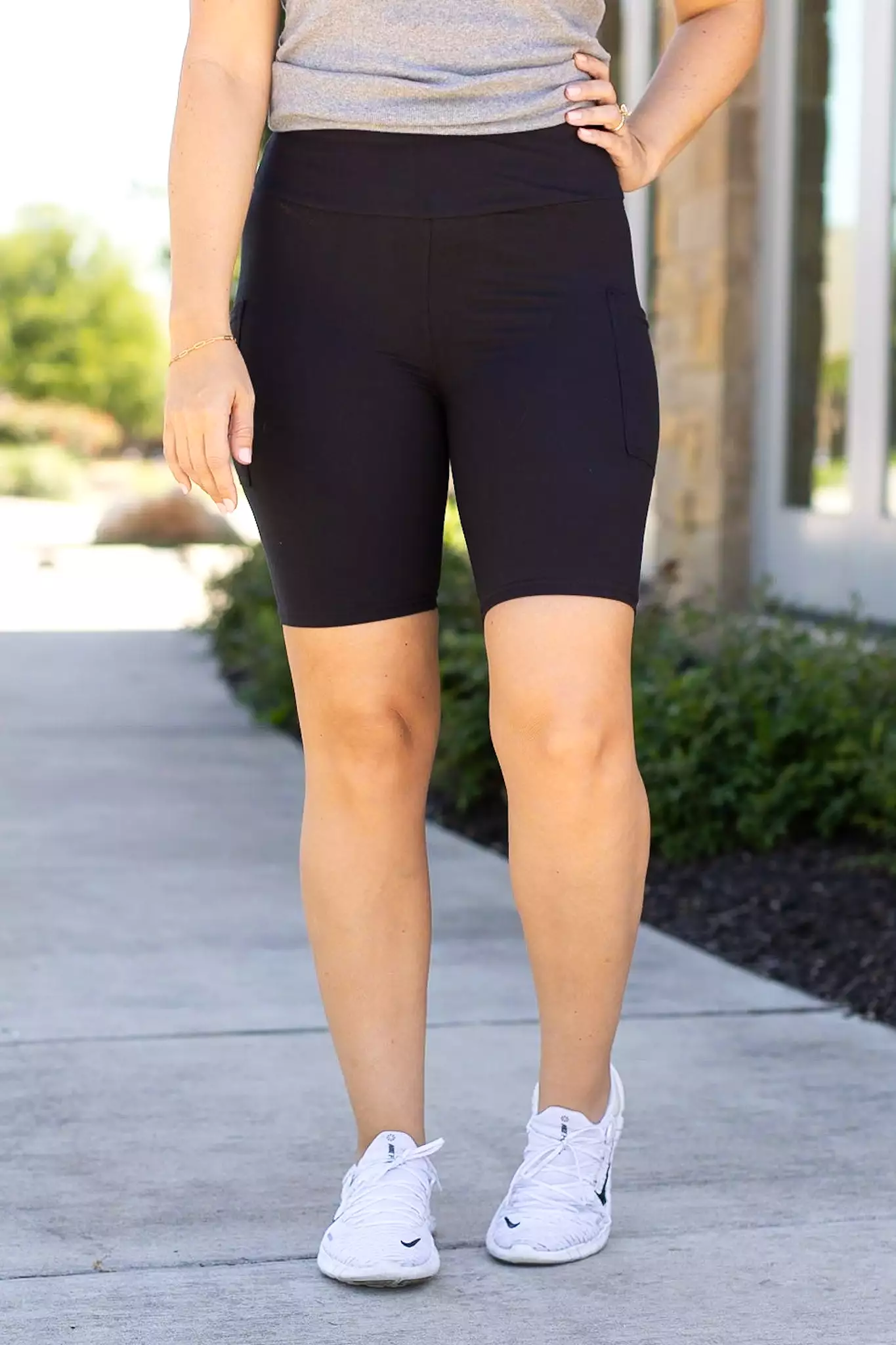 Ready to Ship | Black  BIKER SHORTS  - Luxe Leggings by Julia Rose