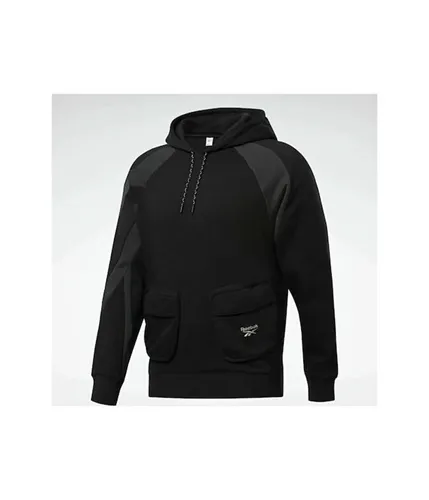 Reebok Mens Classics Vector Pocket Hoodie Sweatshirt