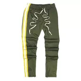 Reflective Track Pants (Olive/Yellow) / D1