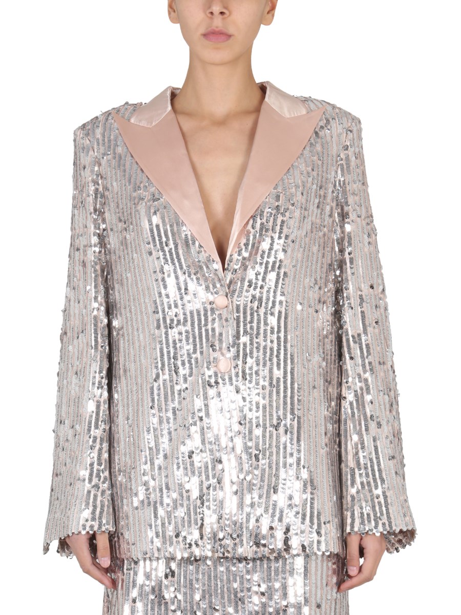 ROTATE BIRGER CHRISTENSEN    SEQUINED BLAZER