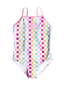 Roxy Pre-Girls Rainbow check One Piece