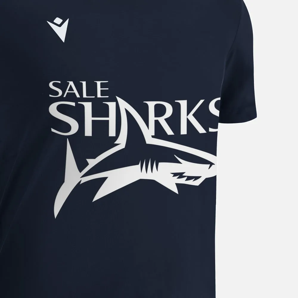 Sale sharks 2023/24 navy leisure cotton tee