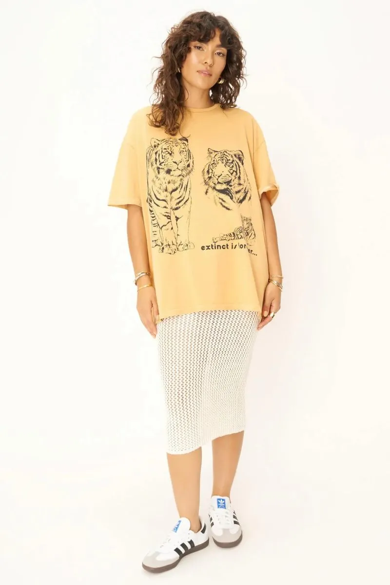 Save The Tigers Oversized Tee