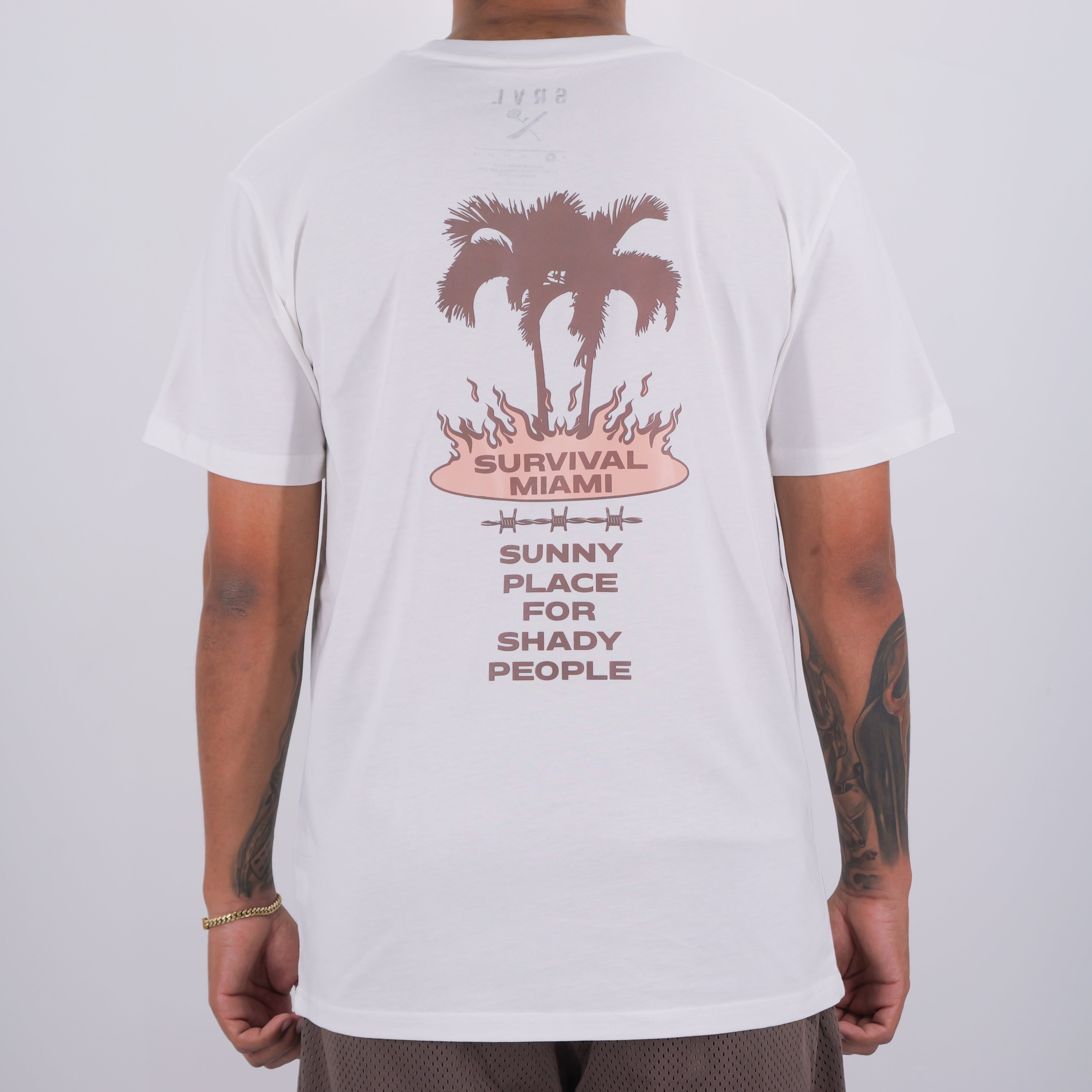 SHADY ISLAND PREM TEE NATURAL