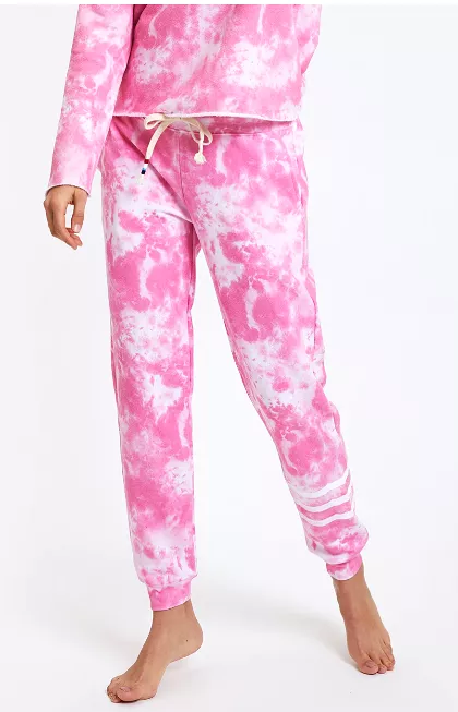 Sol Angeles passion pink marble jogger