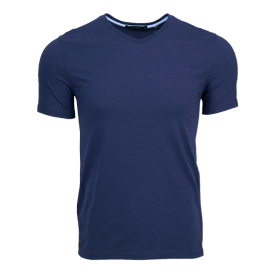 Spirit V Neck Tee (Maltese Blue)