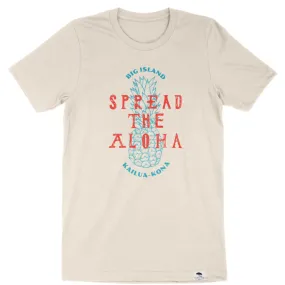 Spread Aloha Short Sleeve Tee - Natural