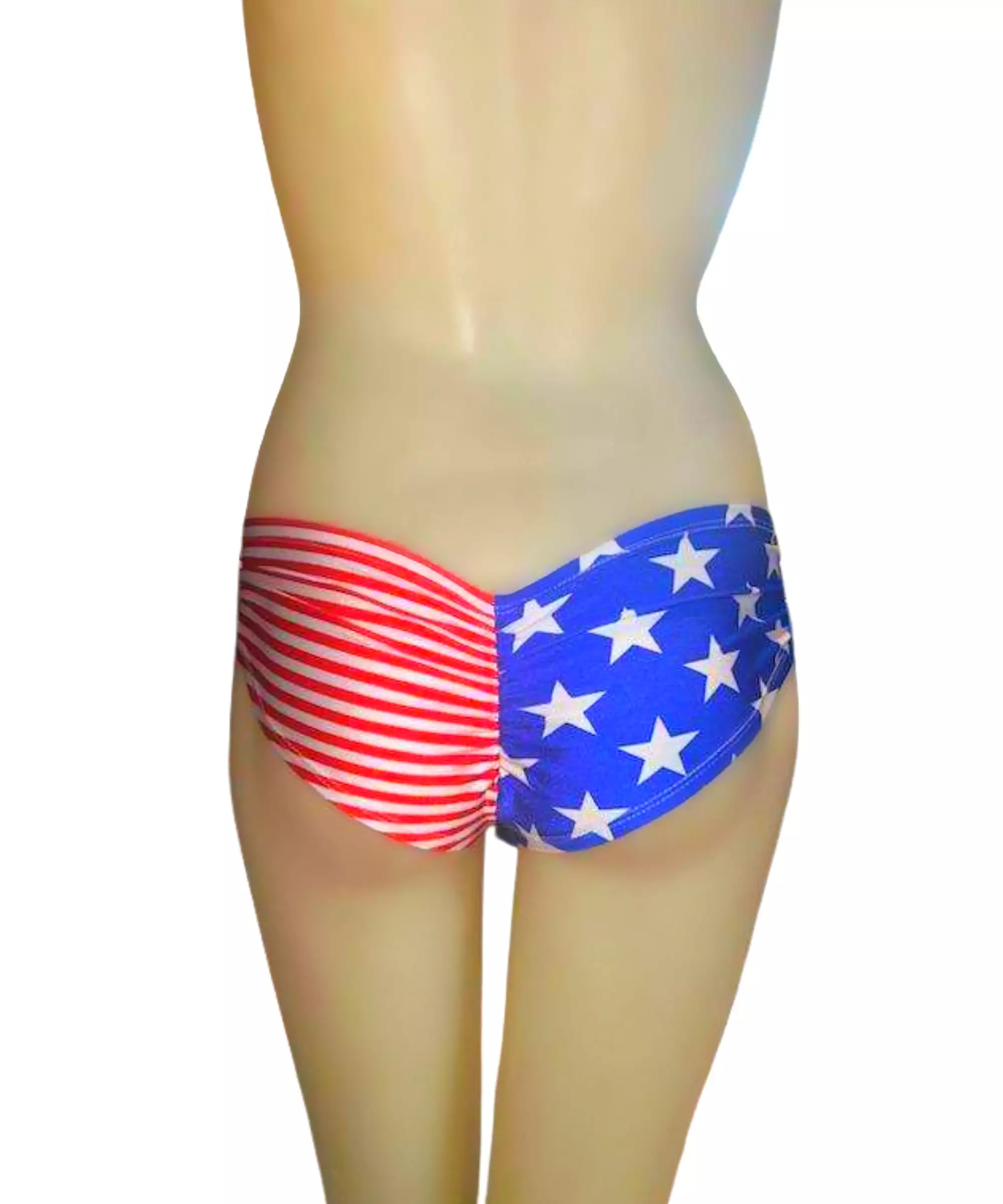 Stars An Stripes Scrunch Booty Short Patriotic Collection