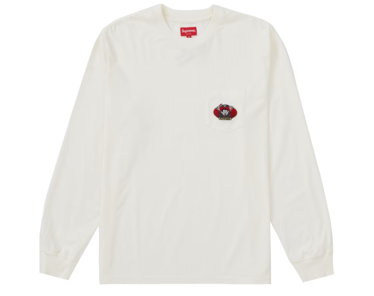 Supreme Vampire Boy L/S Pocket Tee Natural