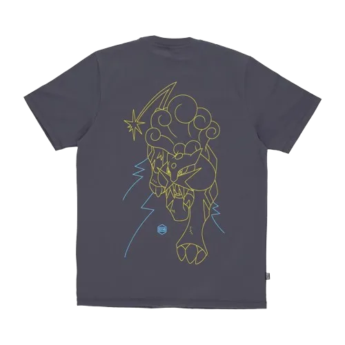 T-Shirt  RAIKOU TEE X POKEMON CHARCOAL