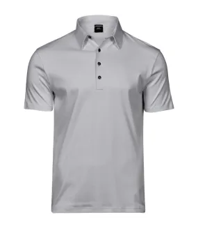 Tee Jays Mens Pima Cotton Interlock Polo Shirt (White) - UTPC3422