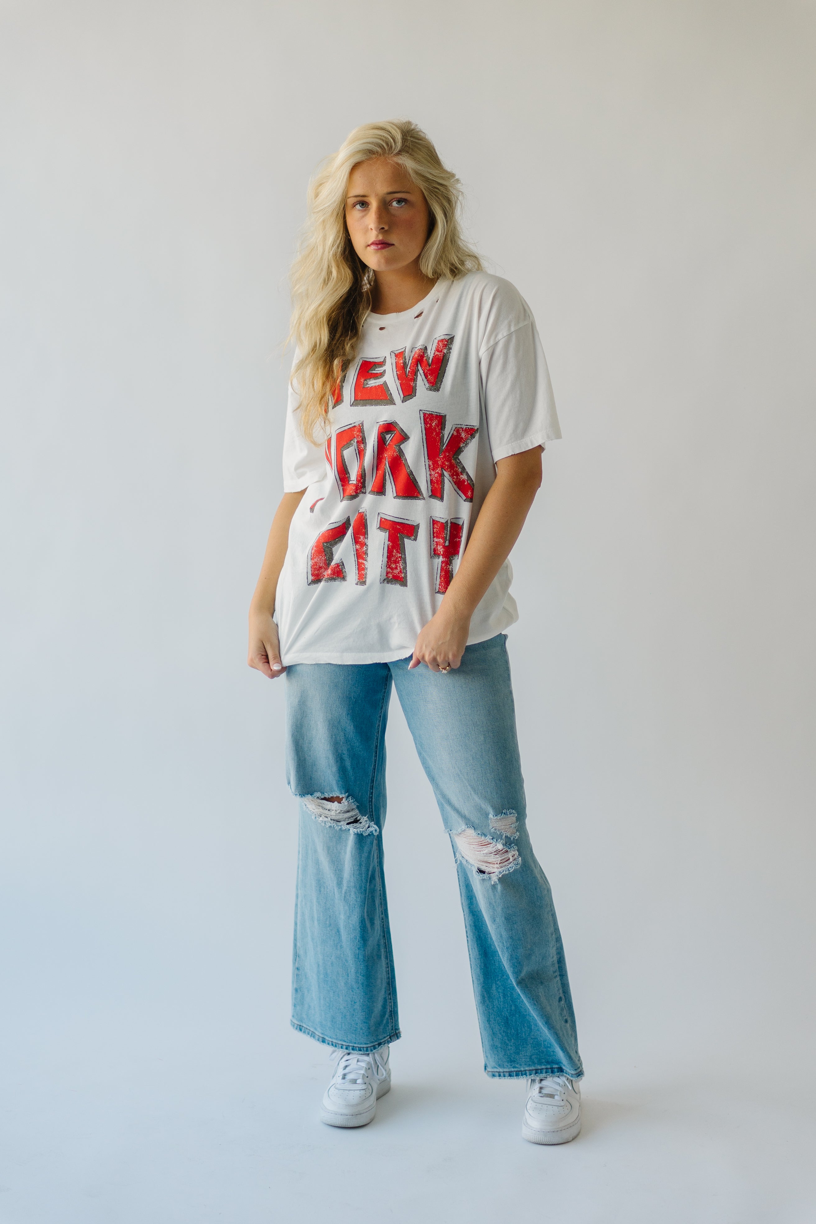 The New York City Graphic Tee in Ivory