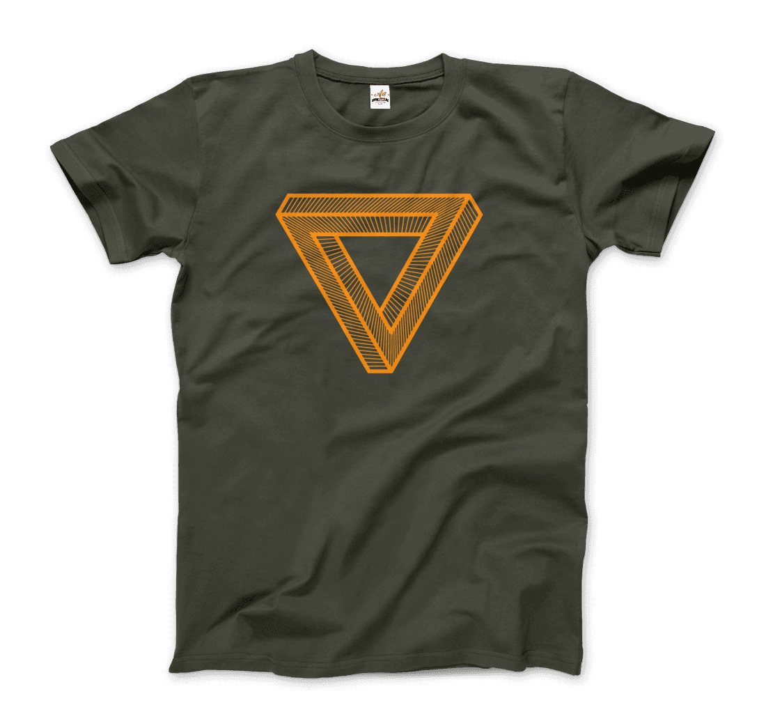 The Penrose Triangle From a Journey Through Time - DARK T-Shirt