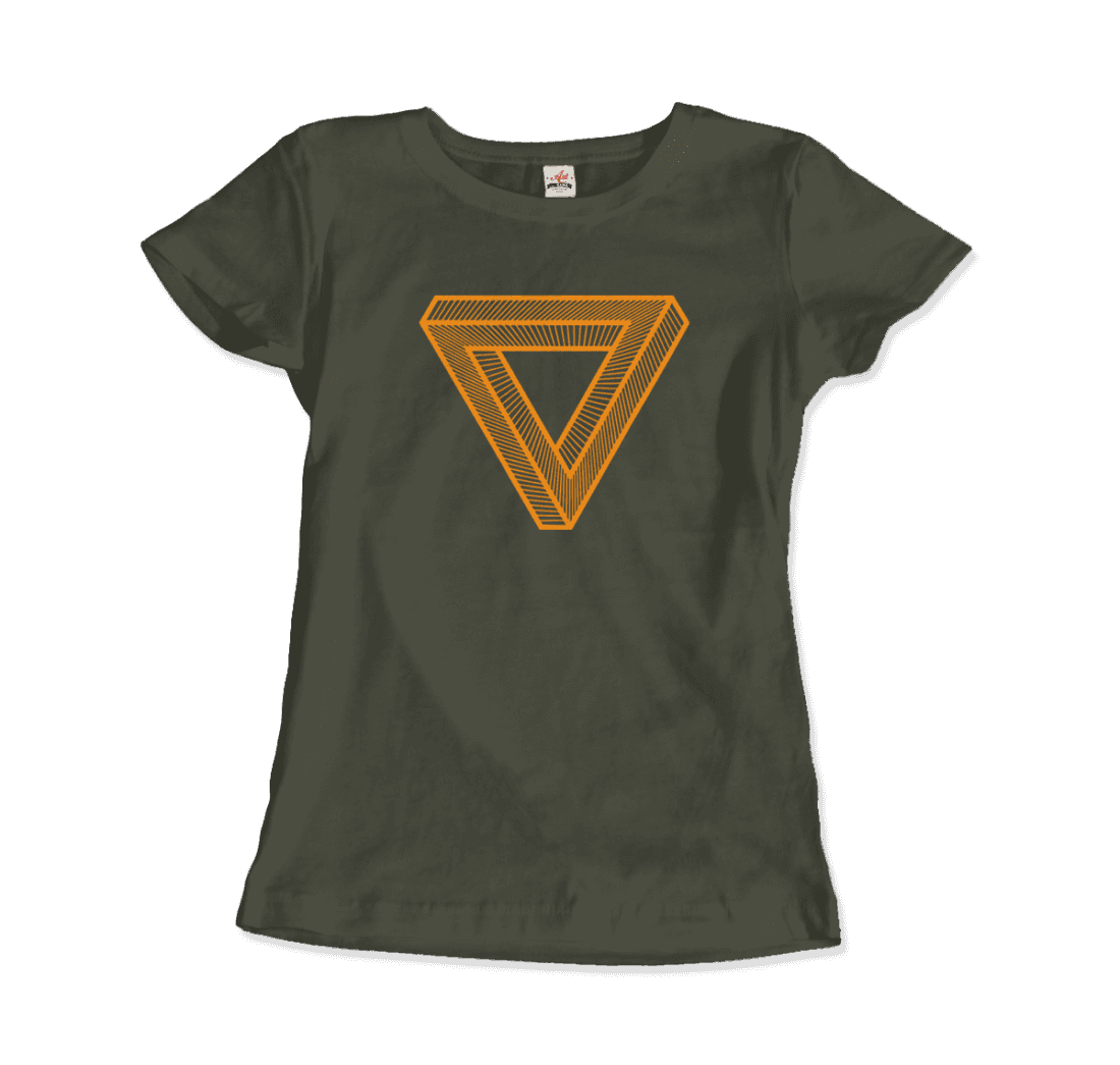 The Penrose Triangle From a Journey Through Time - DARK T-Shirt