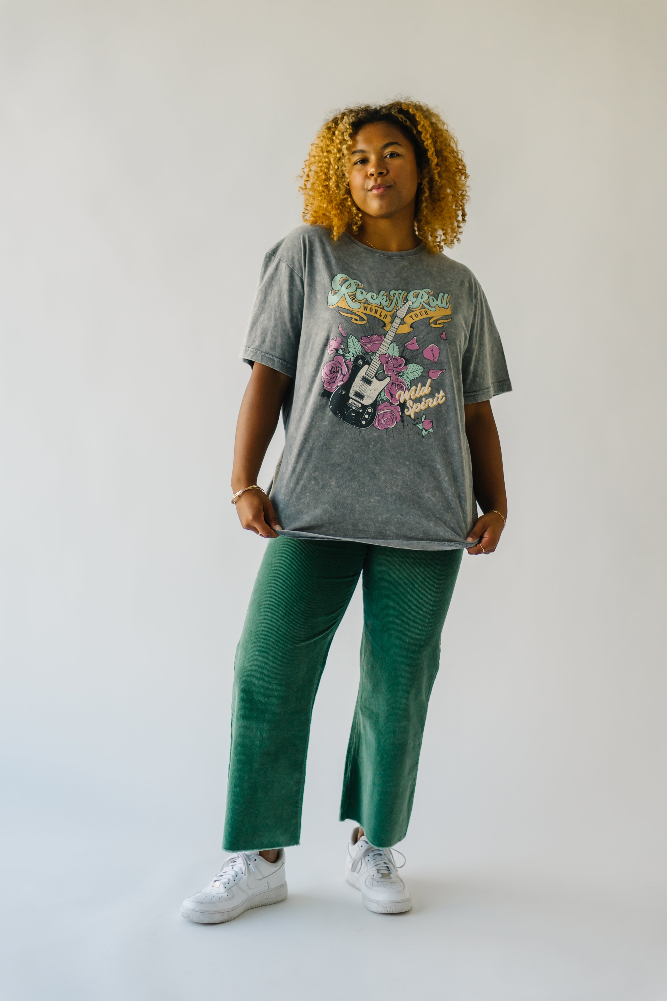 The Wild Spirit Graphic Tee in Denim