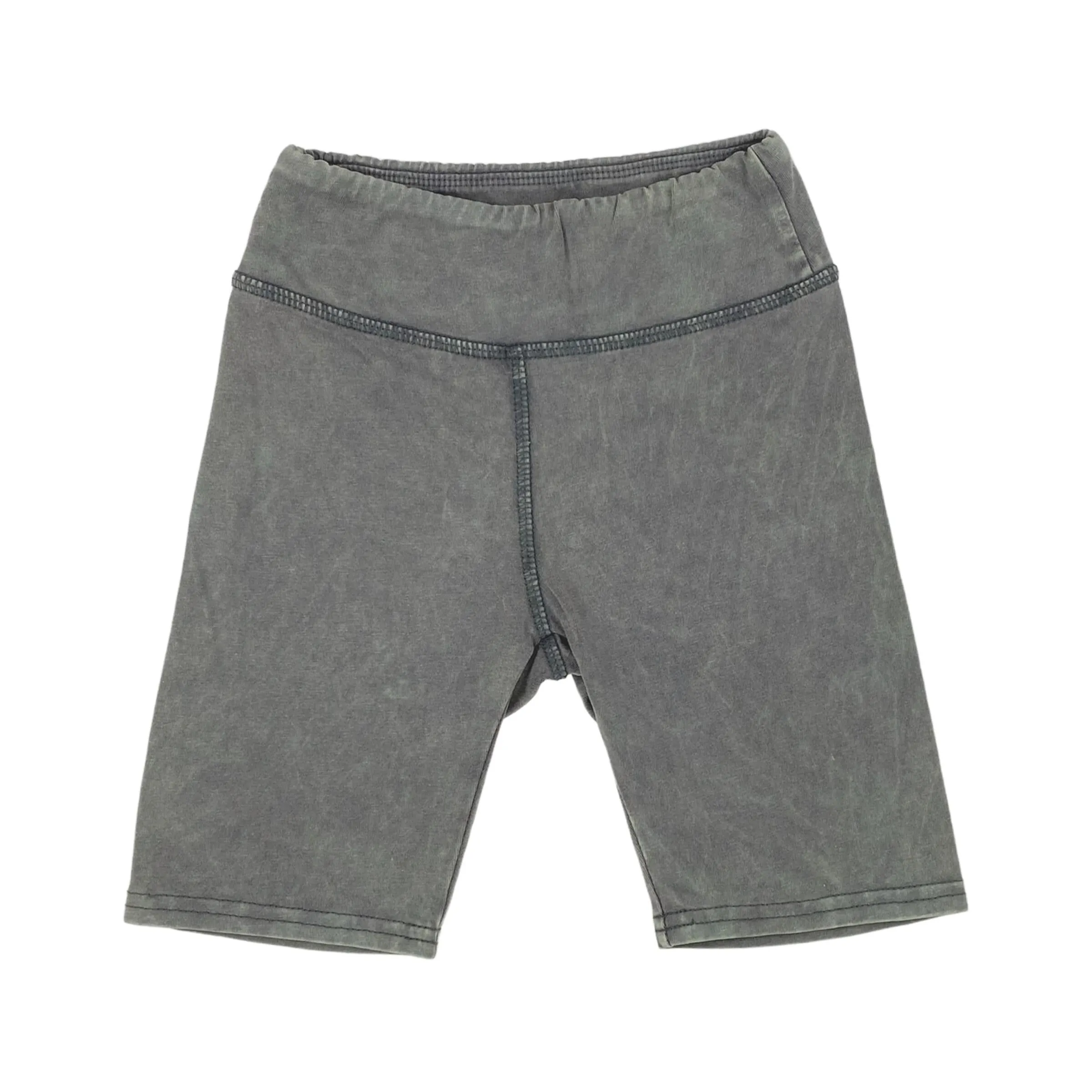 TINY WHALES LAZY DAYS BIKER SHORTS | MINERAL BLACK