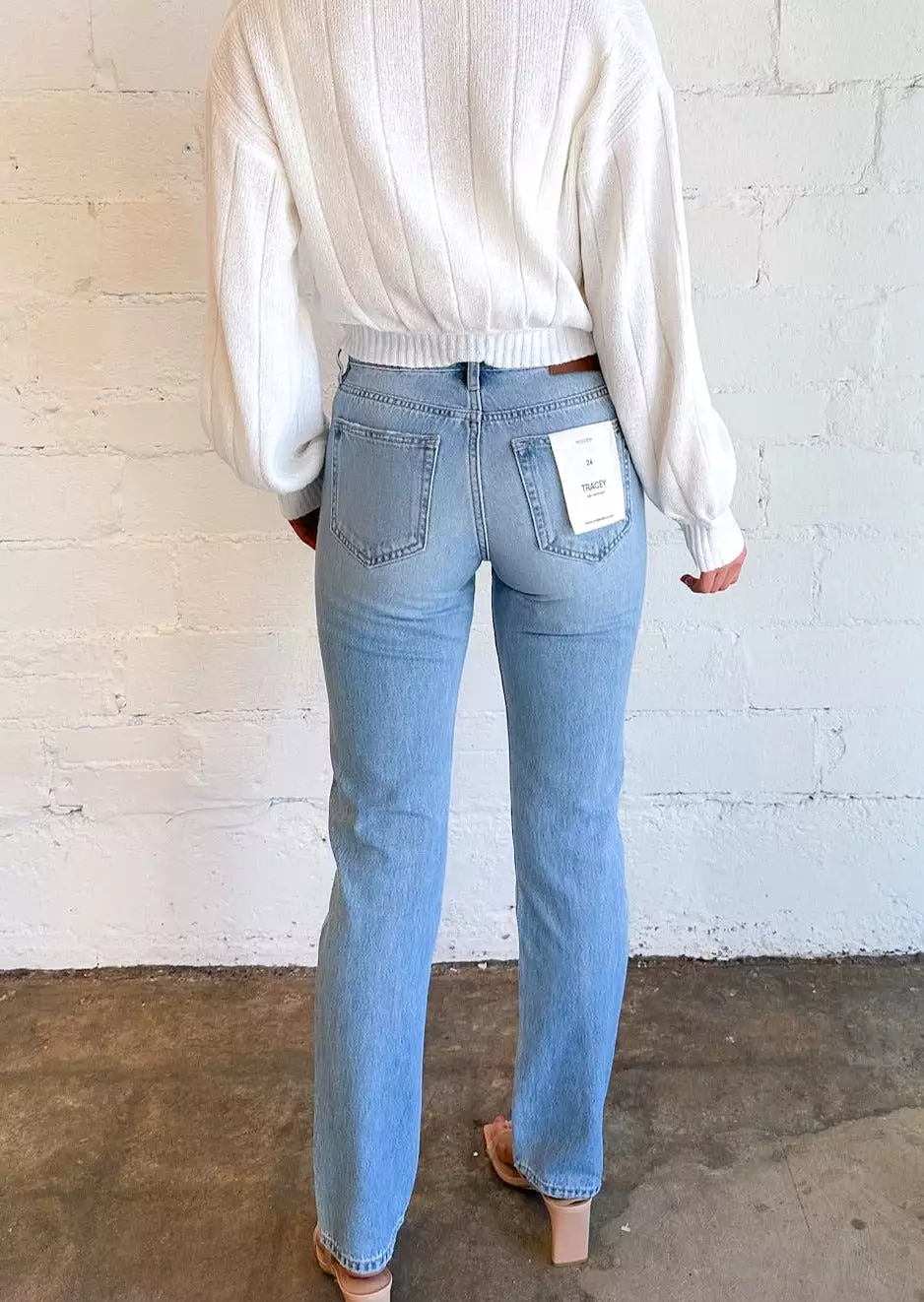 Tracey High Rise Straight Jean