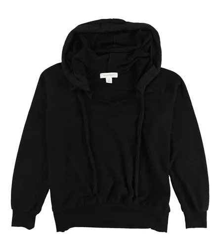 Treasure & Bond Womens Cozy V-Neck Hoodie Sweatshirt