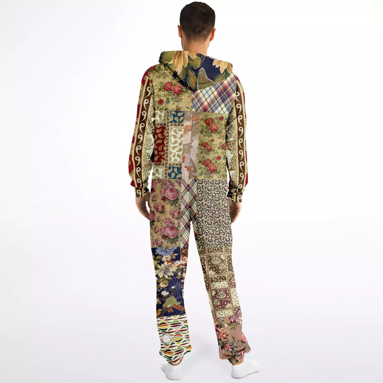 Tripoli Floral Patchwork Unisex Romper