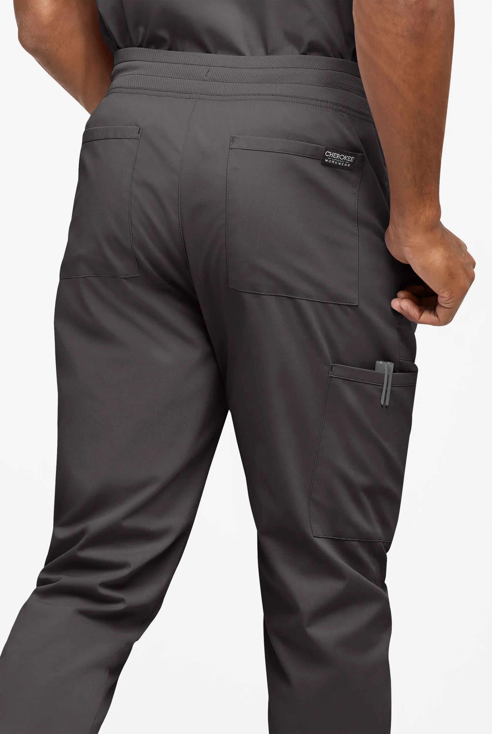 UA Exclusive Cherokee Workwear Professionals Active Men's 5-Pocket STRETCH Jogger Scrub Pants