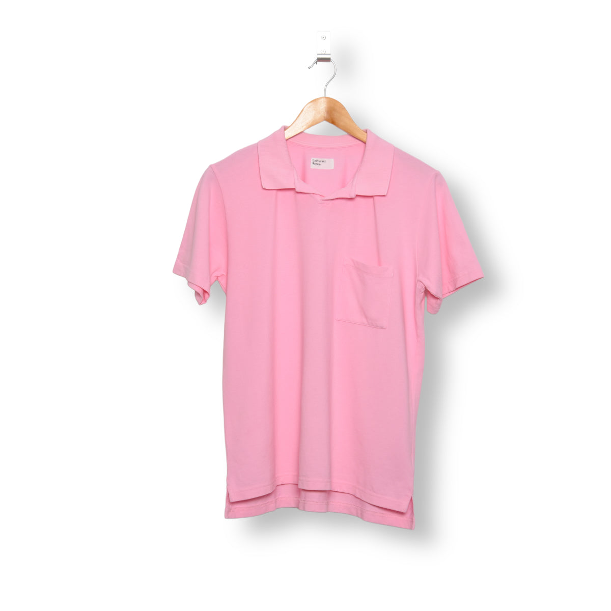 Universal Works Vacation Polo piquet pink 28603