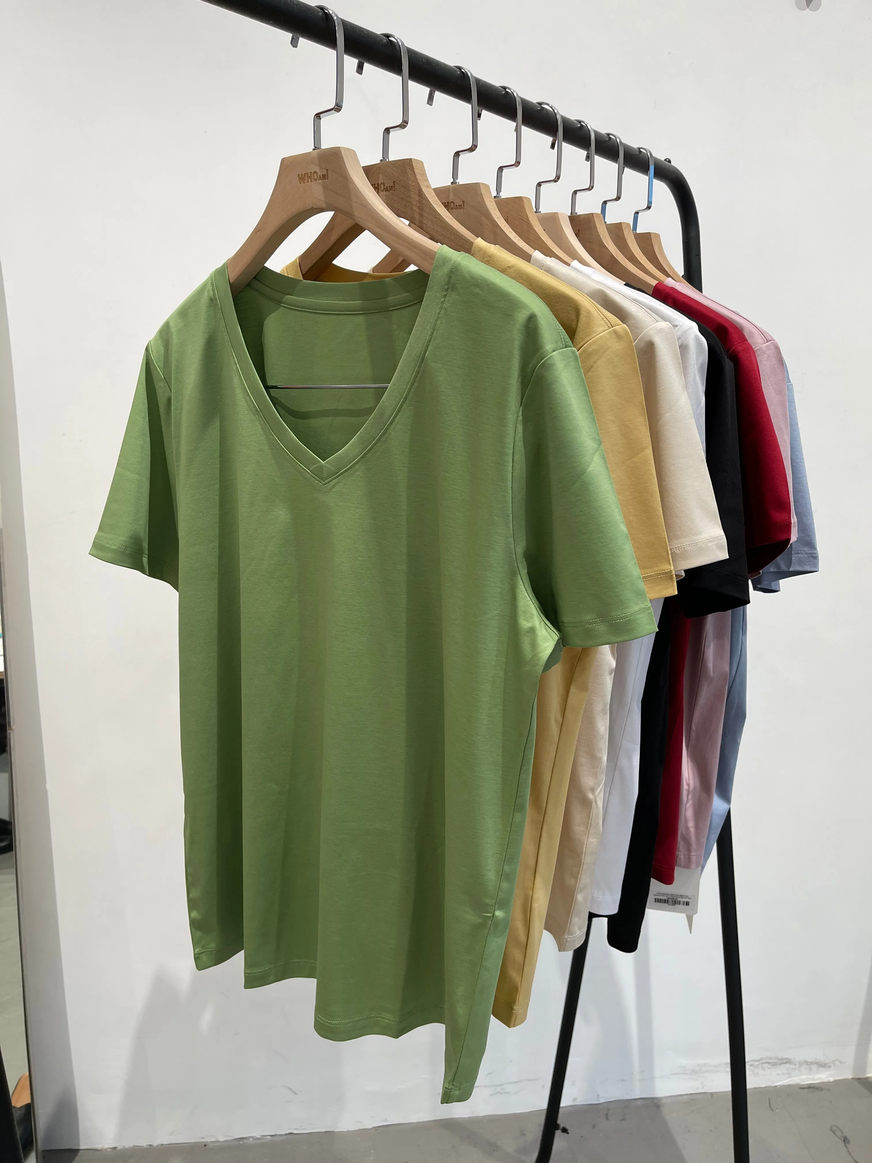 Upgraded Must Buy Silk Tee V Neck (10% Silk) (IG 100+votes價$238)(批發價$278)