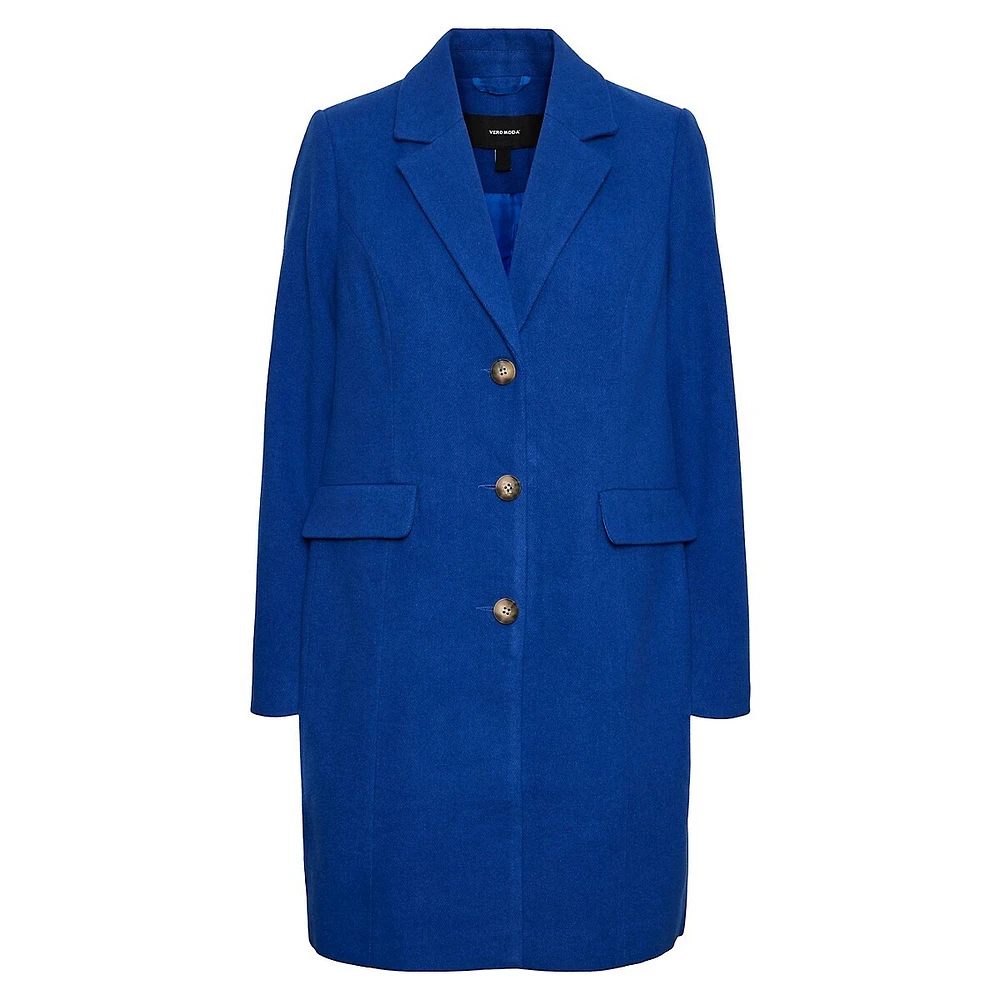 VERO MODA Plus Longline Blazer Coat