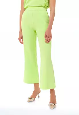 Wide Leg Straight Solid Trouser