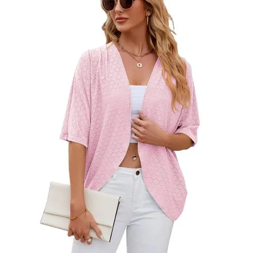 Women's Elegant Solid Color Placket Coat Cardigan