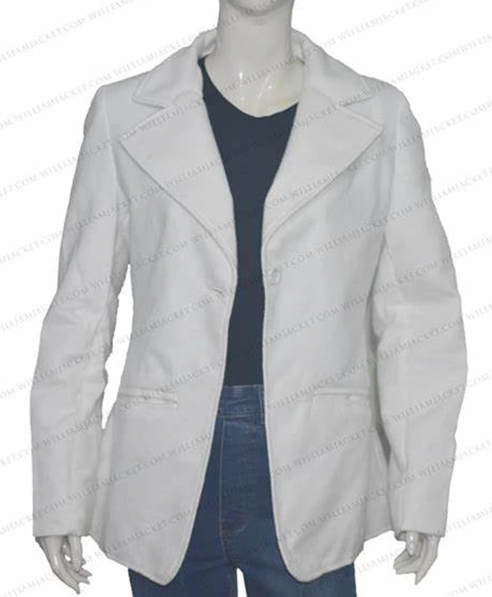 Womens White Formal Blazer Coat | William Jacket