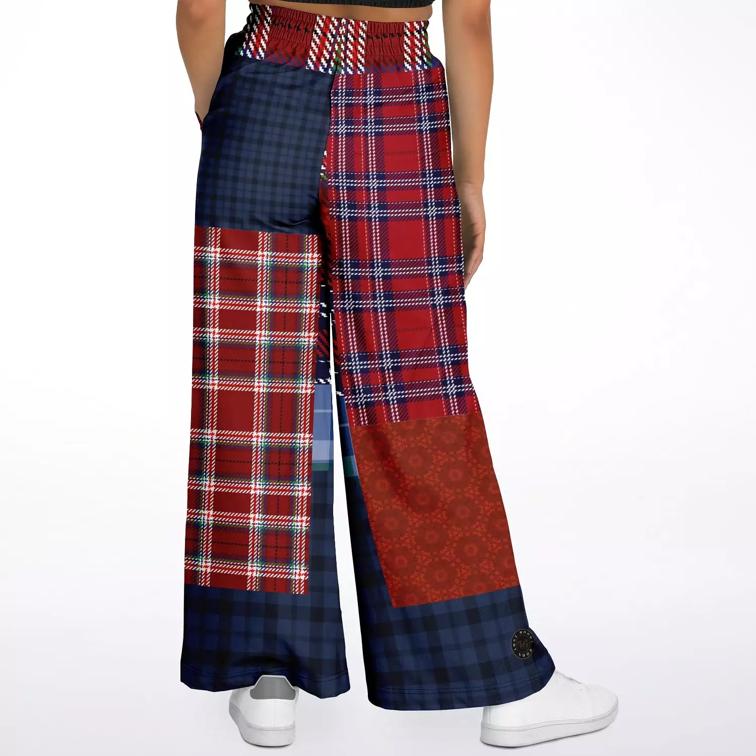 Yankee Doodle Plaid Patchwork Bellbottoms