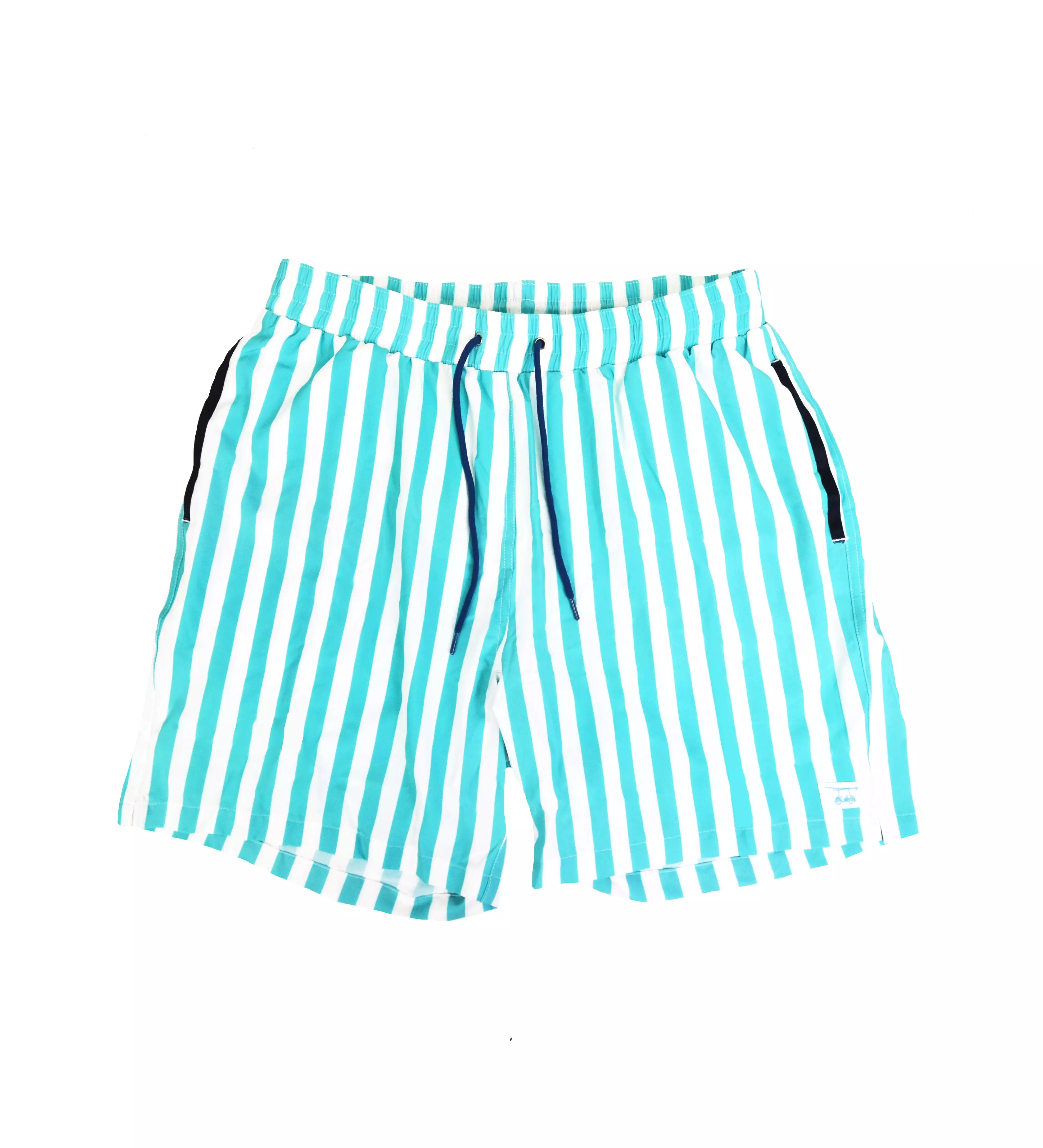 Youth Swim Trunks - Aruba/White