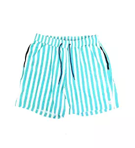 Youth Swim Trunks - Aruba/White