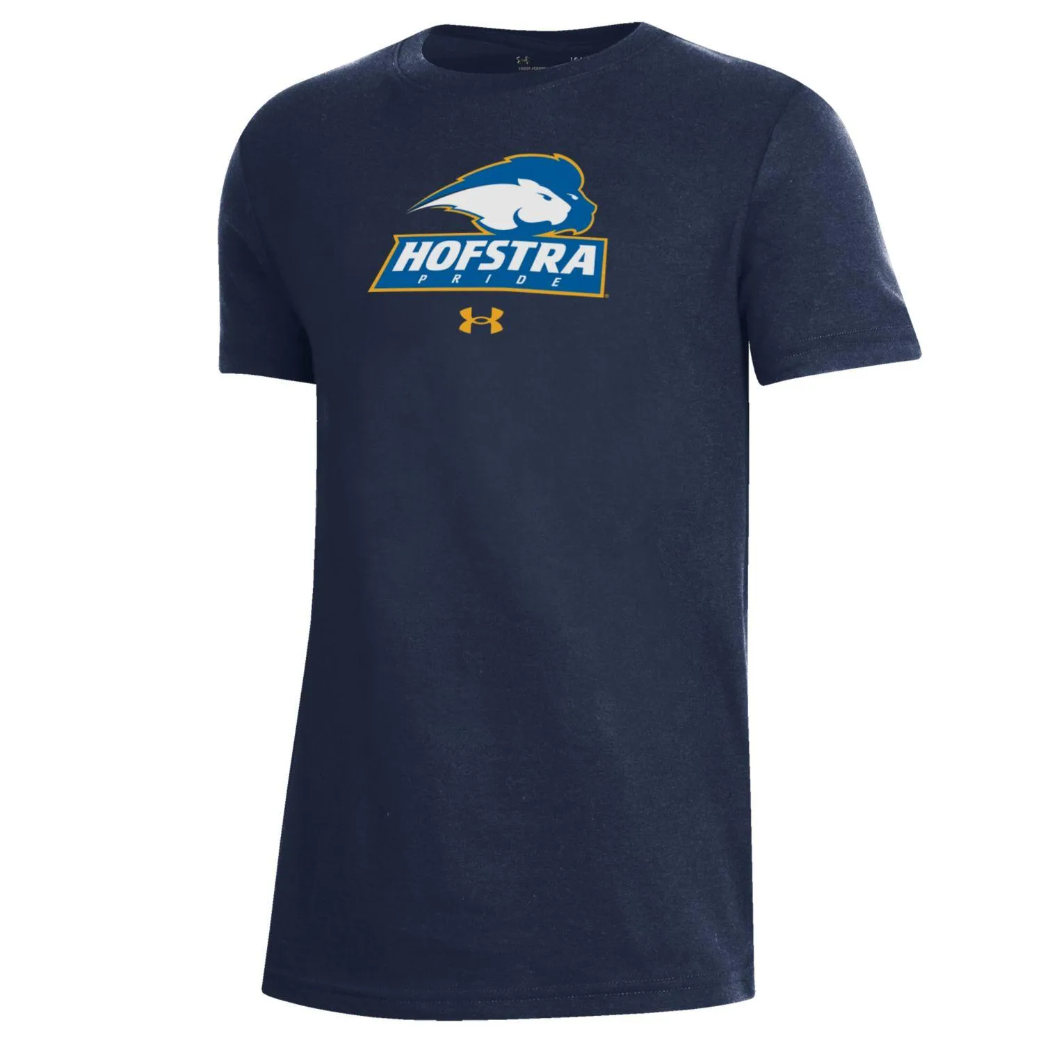 Youth UNDER ARMOUR navy Hofstra University Youth Performance Cotton Short Sleeve Tee